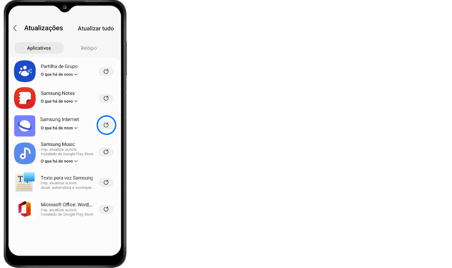 Como instalar ou atualizar o app Samsung Internet