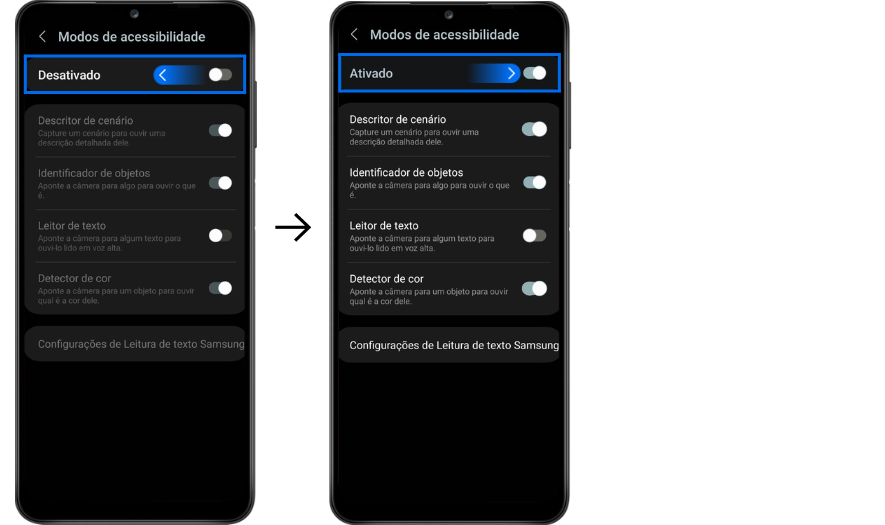 Os idiomas que o recurso de tradução Bixby Vision suporta