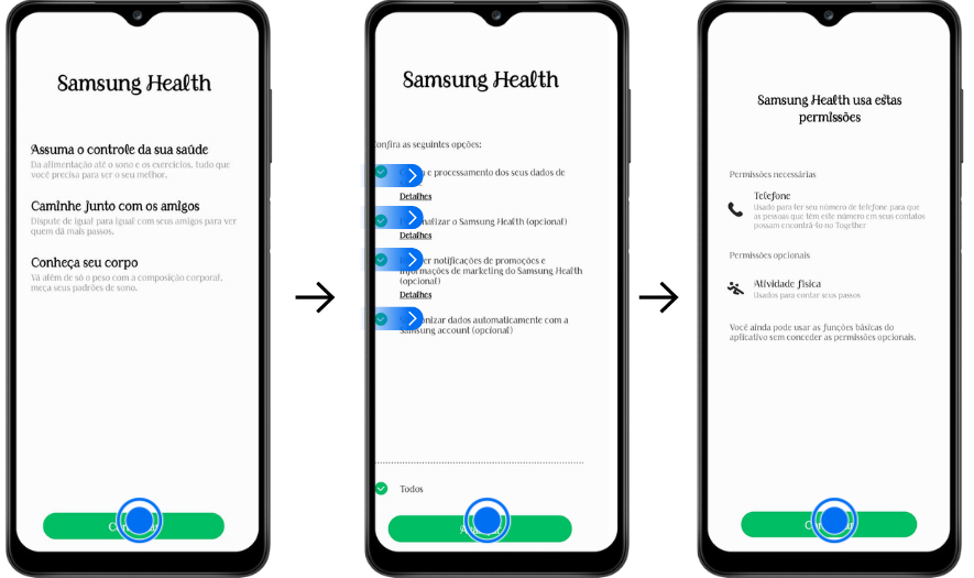 Samsung Health, Aplicativos e Serviços, Samsung BR