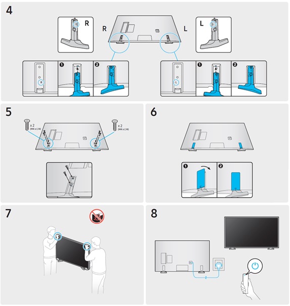 Guia básico para instalar e configurar a sua TV Samsung Samsung BR