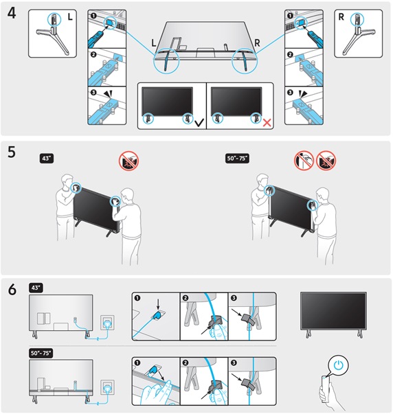 Guia básico para instalar e configurar a sua TV Samsung Samsung BR