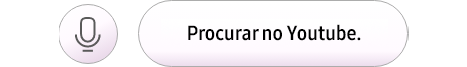 No balão de fala, lê-se “Encontre isso no YouTube.”