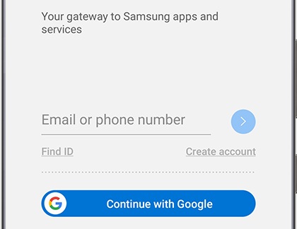 Set up a Samsung account on your phone or tablet