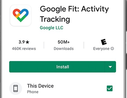 Google Fit trackers on the Galaxy Watch4 series | Samsung CA