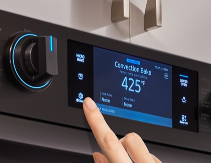 setting clock on samsung electric range