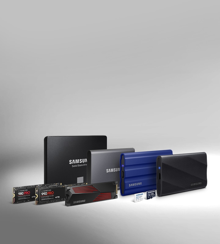 Mémoire et stockage – Disques SSD, cartes mémoire, etc.