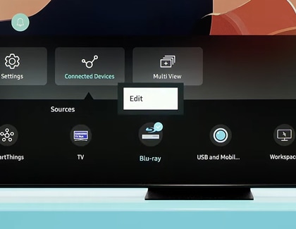 Changing the source device name on your Samsung TV | Samsung CA