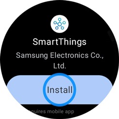 How to install SmartThings for the Galaxy Watch Samsung CA