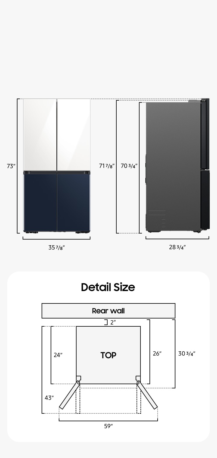 How to install BESPOKE Custom Fridge Panels Samsung Canada