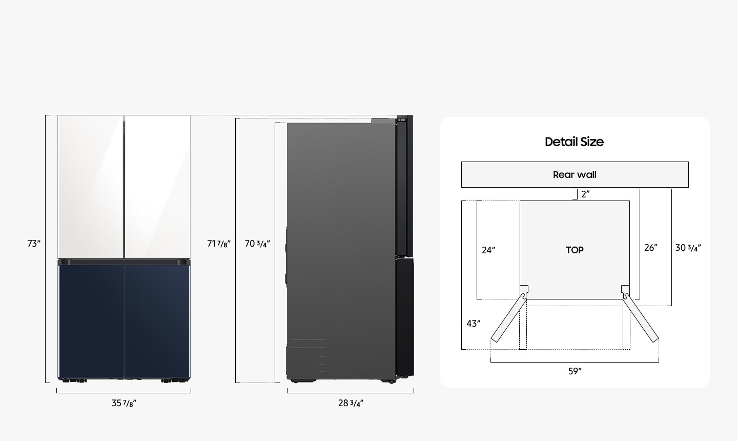 How to install BESPOKE Custom Fridge Panels Samsung Canada