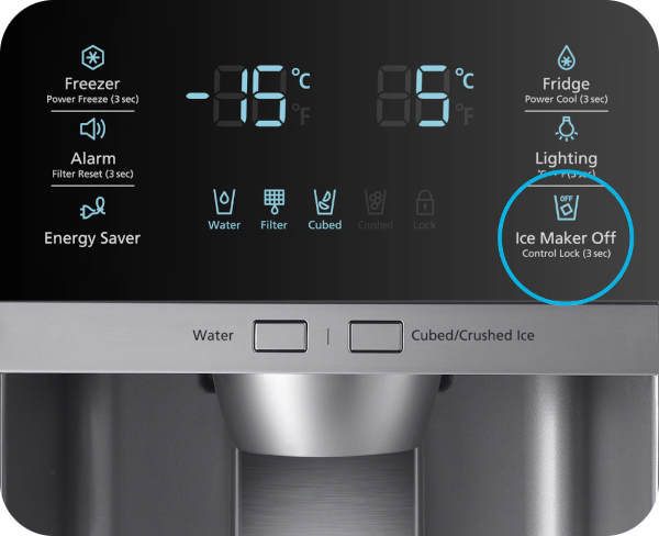 Samsung ice maker is not making any ice | Samsung CA