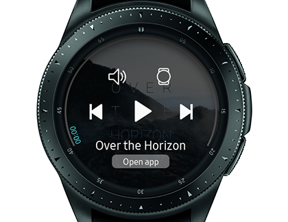 galaxy watch music control