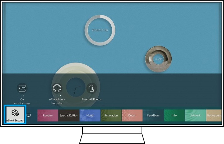 how-to-use-ambient-mode-on-samsung-qled-tv-samsung-canada