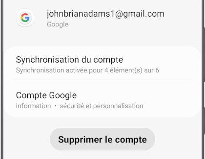 Comment supprimer votre compte Google de votre téléphone intelligent  Samsung Galaxy