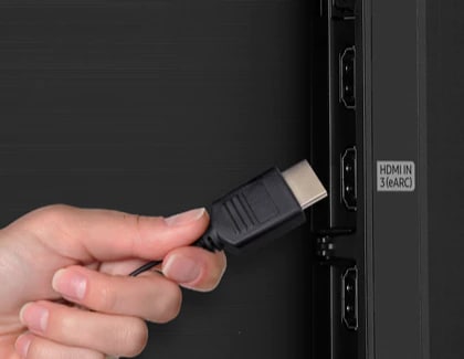 Si un autre port est disponible sur votre téléviseur, utilisez-le pour connecter le câble HDMI