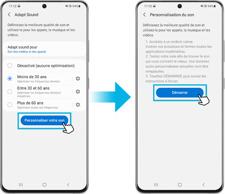 Paramètres audio utiles du téléphone Galaxy, y compris un son d’application séparé Samsung CA_FR