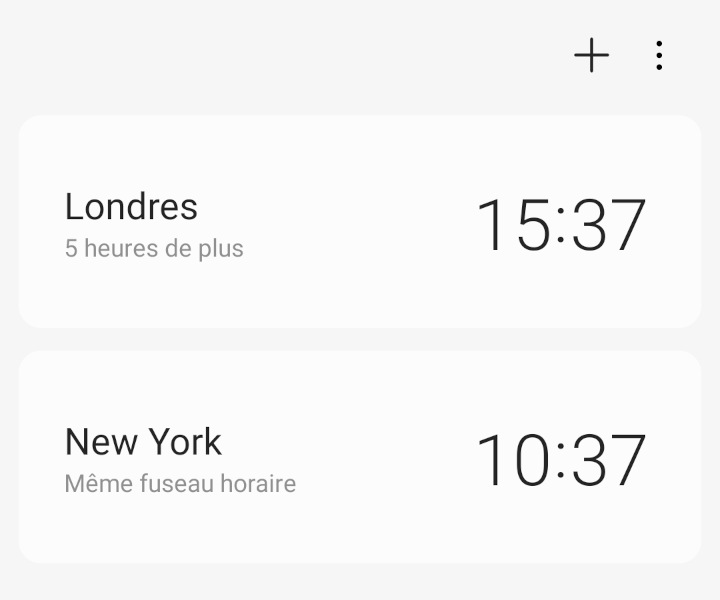 Découvrez l'application Horloge de Samsung Samsung CA_FR