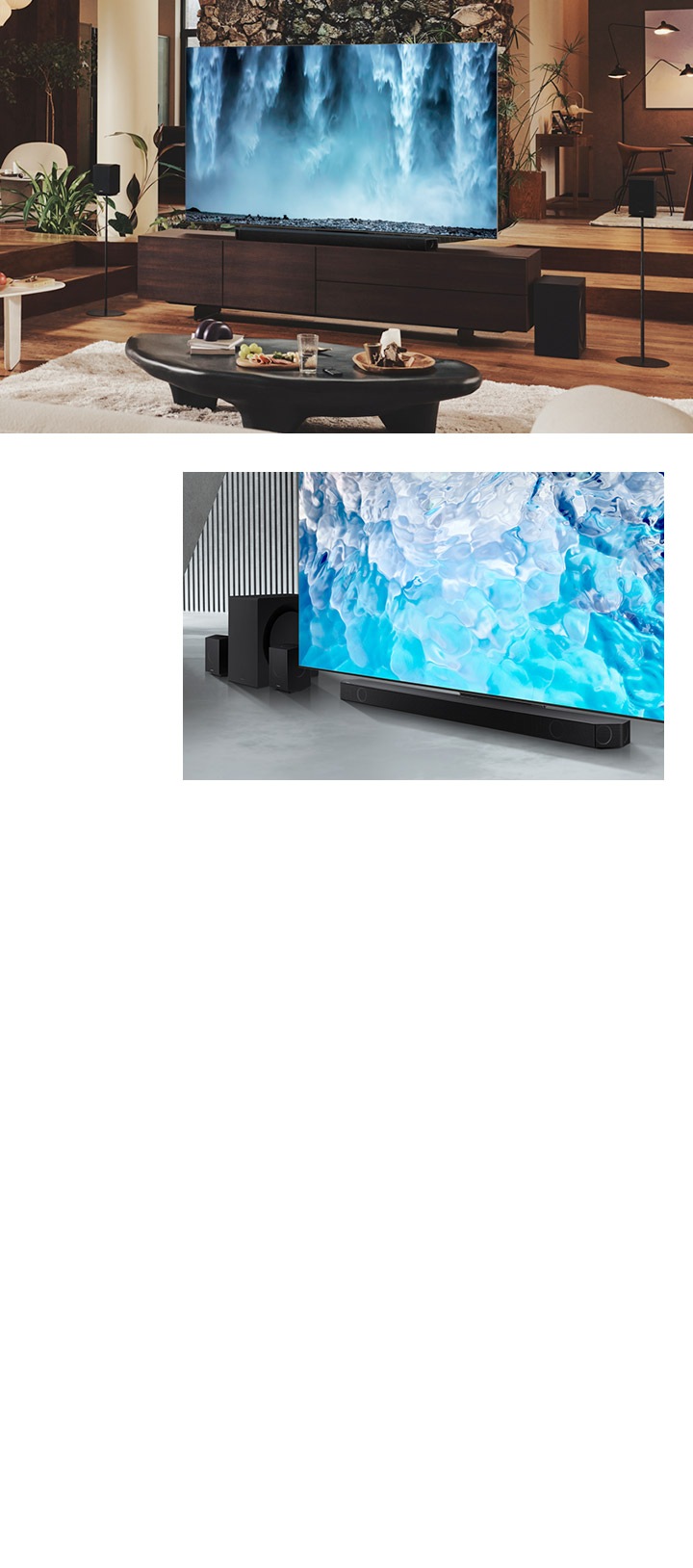 Barre de son Samsung 2022 - Un son haut de gamme, en harmonie avec ta TV  QLED