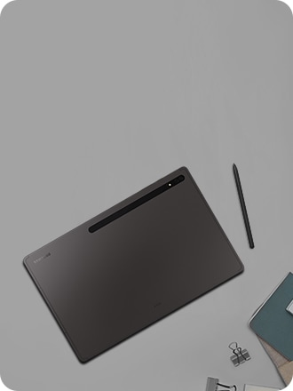 Ilustración de la serie Galaxy Tab s con S Pen