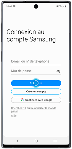Comment créer un compte Samsung | Samsung Belgique