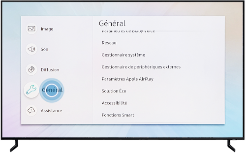 comment régler mon téléviseur samsung