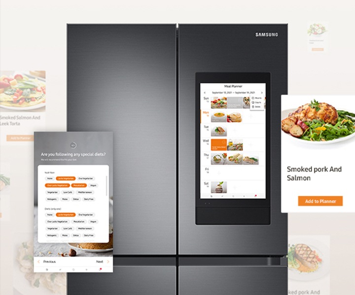 Samsung - La clave de organizar la refrigeradora es… hacerlo en familia 🏠.  Dedícale un día a la organización para que puedas no solo encontrar tus  contenedores de comida más fácilmente, sino