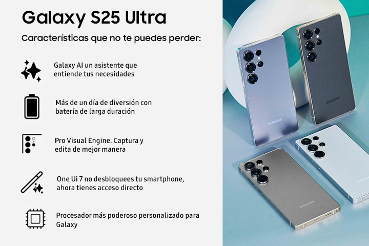 Samsung Galaxy S25 Ultra 本体 Business | Galaxy S25 Ultra (1 TB) | SM-S938BZKULTL | Samsung Chile