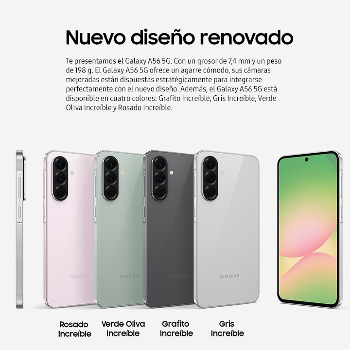 Celular Galaxy A56 128Gb y 256Gb | Precio y Ofertas | Samsung Chile