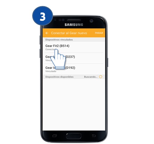 Gear Fit2 C mo conectar el Gear a un celular Samsung CO
