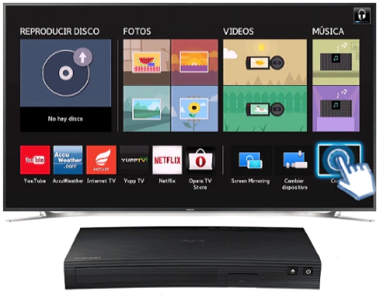 Blu Ray J5900 ¿Cómo cambiar el idioma del menú del disco? Samsung CO