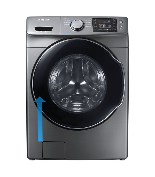 Lavadora frontal WF5500M puedo hacer si mi lavadora no enciende? | Samsung CO