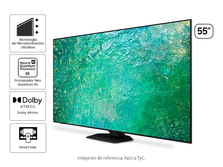 Un televisor de grandes pulgadas, sí puede estar en un espacio pequeño –  Samsung Newsroom Colombia
