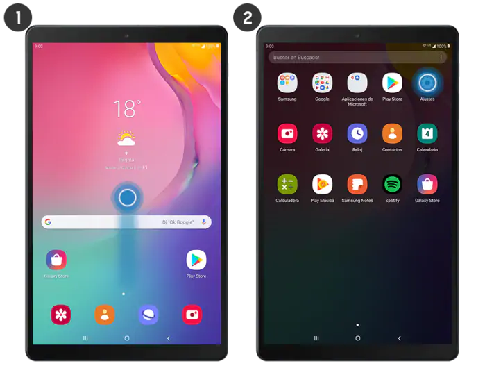 rigidez Opcional Pegajoso Galaxy Tab A 2019 - ¿Cómo analizar el dispositivo? | Samsung CO