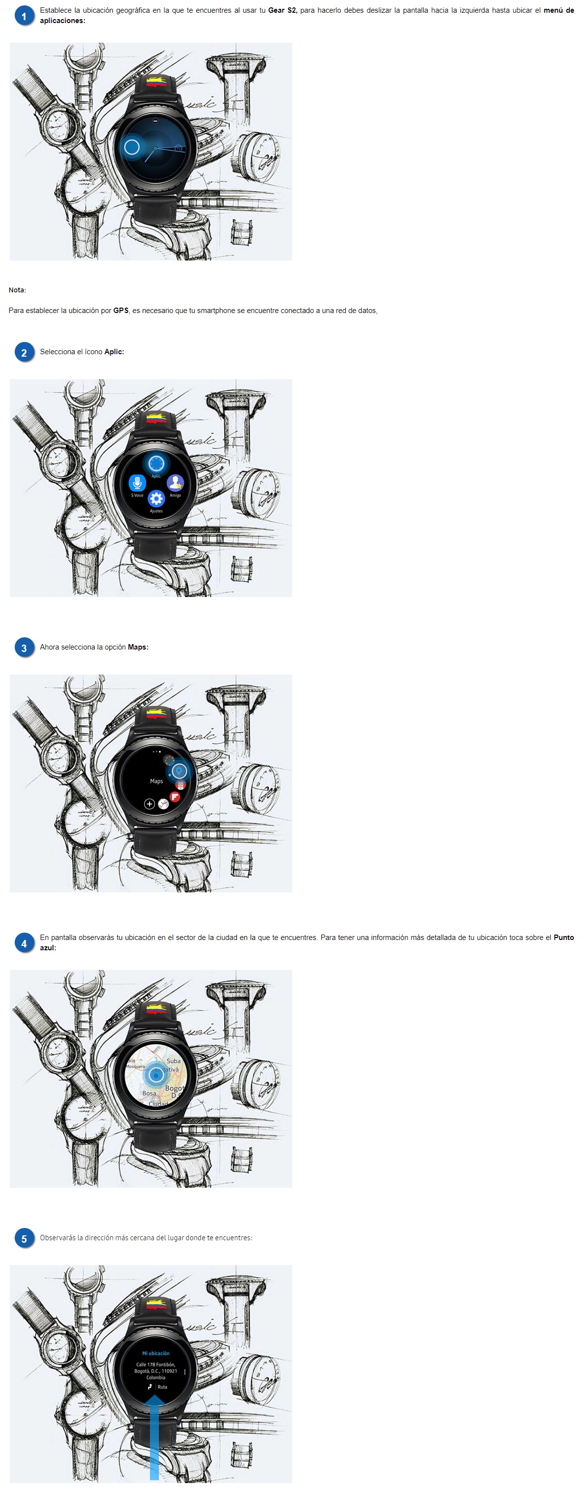 gear s2 location tracking