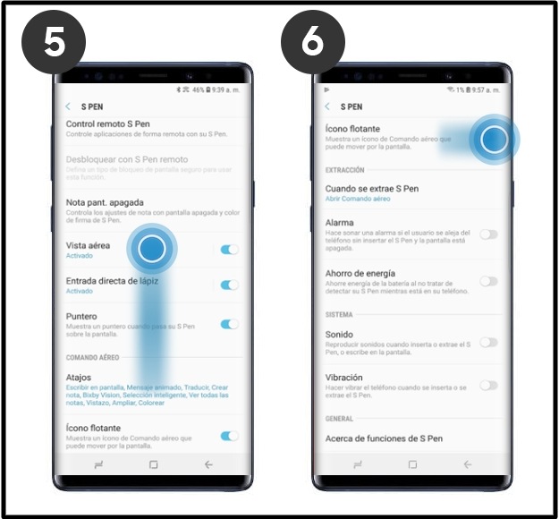 Comando aereo Spen lápiz note 10 no reconoce - Samsung Members