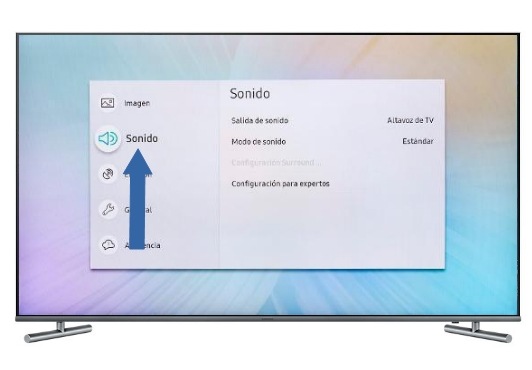 Controlar Volumen Salida óptica Tv Samsung