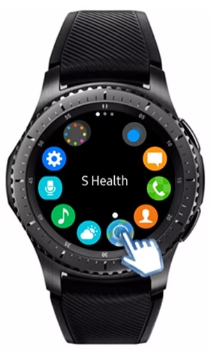 Samsung gear s3 hot sale s health