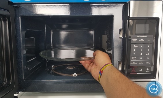 Microondas AME83M - ¿Cómo instalar el horno microondas?