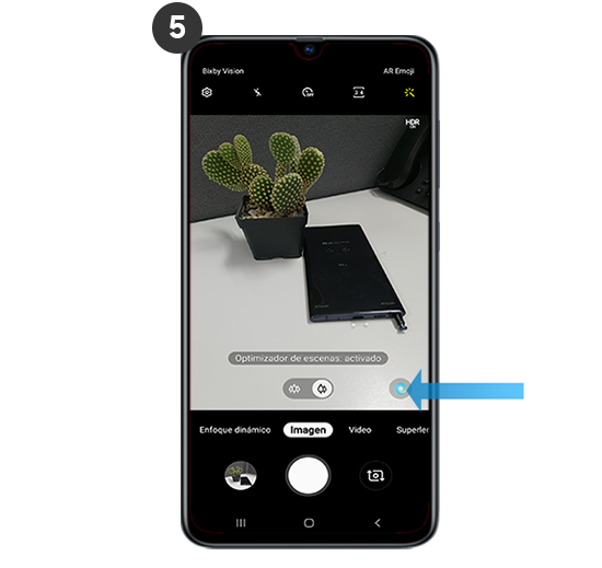 Galaxy A70 - ¿Qué es y cómo activar el Optimizador de escenas de la