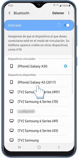 Violar armario carbón Galaxy A10 - ¿Cómo vincular un dispositivo por Bluetooth? | Samsung CO