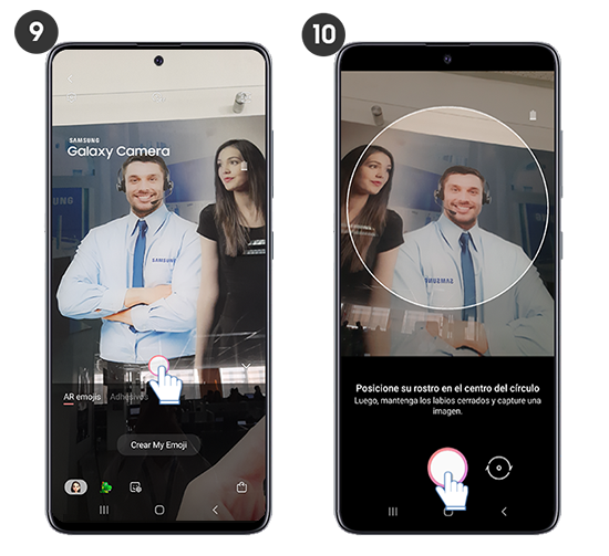 Galaxy A51 Como Crear Un Ar Emoji Samsung Co