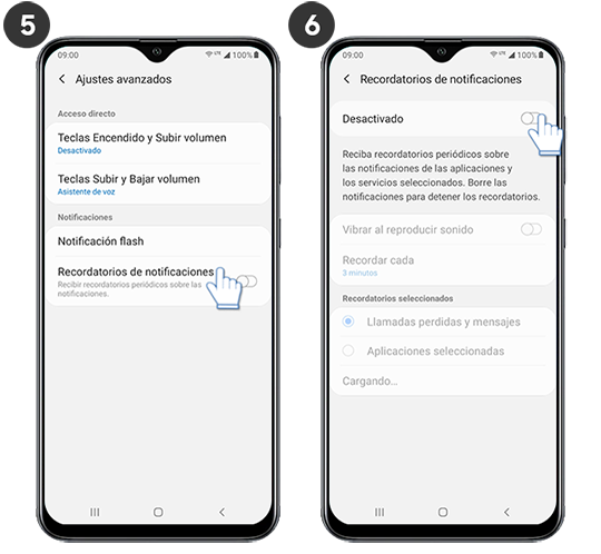 Galaxy A30s ¿cómo Activar El Recordatorio De Notificaciones Samsung Co 9482