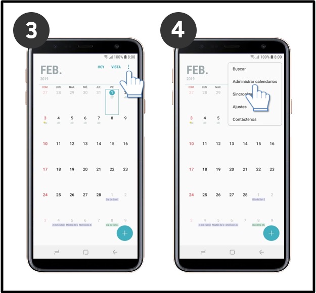 Como Sincronizar El Calendario Con La Cuenta De Gmail En Tu J4 Plus Samsung Co