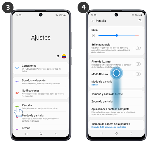Galaxy A71 - ¿Cómo activar el modo fácil? | Samsung CO