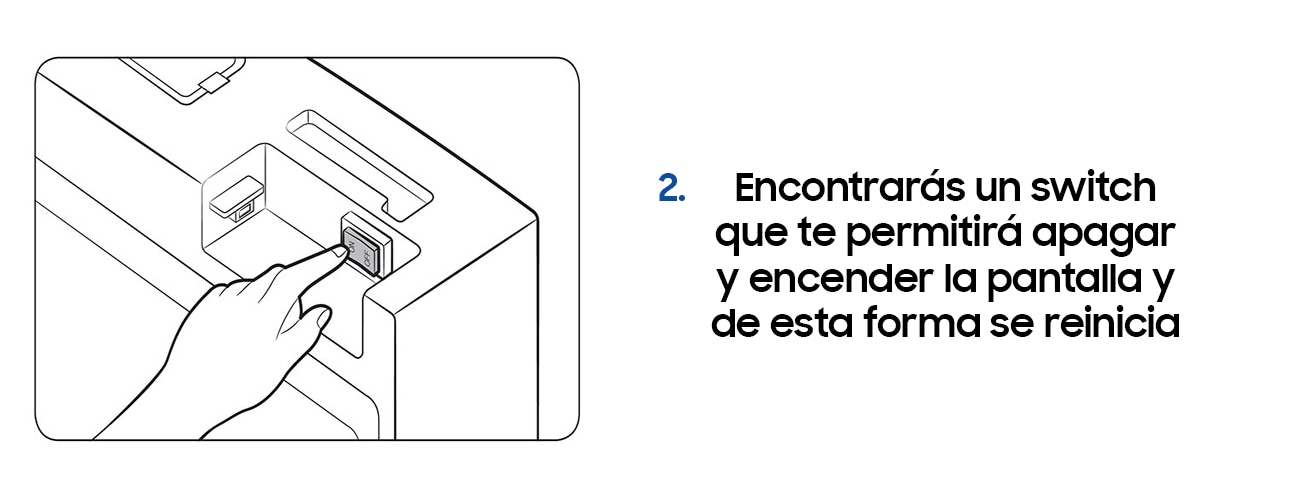 Nevecón Family Hub ¿Cómo reiniciar la pantalla? Samsung CO