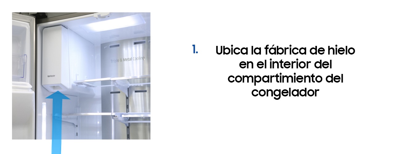 Family Hub ¿Cómo retirar la bandeja del Ice Maker? Samsung CO