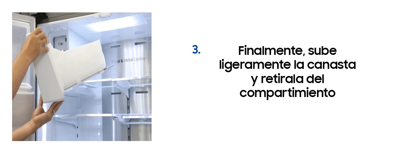 Family Hub ¿Cómo retirar la bandeja del Ice Maker? Samsung CO