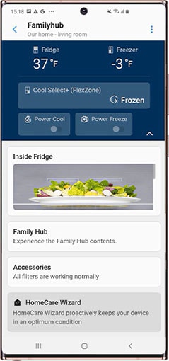 Samsung 2024 fridge smartthings