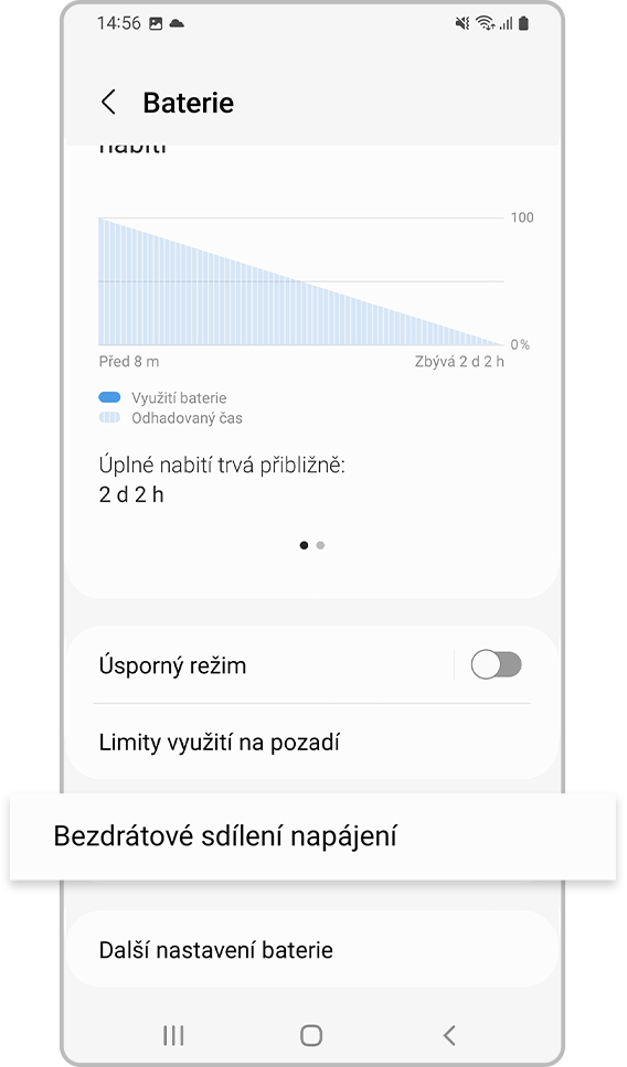 omezení bezdrátového sdílení napájení, krok 3