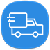Ikona dodávky představující rychlé a spolehlivé doručení objednávky.